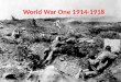 World War One 1914-1918. Long-term Causes of the War