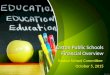 Easton Public Schools Financial Overview Easton School Committee October 5, 2015