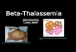 Beta-Thalassemia Jack Doering Corey Allen