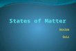 Review Quiz. States of Matter Solids, liquids and gases are the three states of matter. All matter is made from small particles. These particles are called