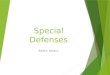 Special Defenses BASEic Botany. Plant Evolution  Over time plants have evolved with animals. The development of special defense structures allow plants