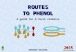 ROUTES TO PHENOL A guide for A level students KNOCKHARDY PUBLISHING 2015 SPECIFICATIONS