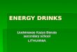 ENERGY DRINKS Liudvinavas Kazys Boruta secondary school LITHUANIA