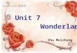 Unit 7 Wonderland Zhu Meizhong. Today is Mother’s Day. My friend and I want to buy some flowers for our mothers