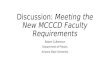 Discussion: Meeting the New MCCCD Faculty Requirements Robert Culbertson Department of Physics Arizona State University