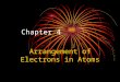 Chapter 4 Arrangement of Electrons in Atoms. 4-1 The Development of the New Atomic Model Rutherford’s atomic model – nucleus surrounded by fast- moving