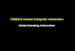 CISB213 Human Computer Interaction Understanding Interaction 1