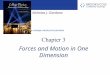 Nicholas J. Giordano  Forces and Motion in One Dimension