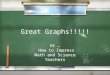 Great Graphs!!!!! Or … How to Impress Math and Science Teachers Or … How to Impress Math and Science Teachers