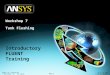 WS7-1 ANSYS, Inc. Proprietary © 2009 ANSYS, Inc. All rights reserved. April 28, 2009 Inventory #002601 Introductory FLUENT Training Workshop 7 Tank Flushing