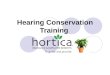 Hearing Conservation Training. Training Overview Occupational Noise Types of Hearing Loss Hearing Conservation Program (1910.95) Audiometric Testing Noise