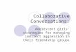 Collaborative Conversations: Adolescent girls’ strategies for managing indirect aggression in their friendship groups