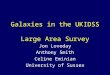 Galaxies in the UKIDSS Large Area Survey Jon Loveday Anthony Smith Celine Eminian University of Sussex