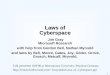 1 Laws of Cyberspace Jim Gray Microsoft Research with help from Gordon Bell, Nathan Myrvold and laws by Bell, Moore, Gates, Joy, Gilder, Grove, Grosch,