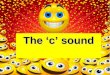 The ‘c’ sound Let’s say the poem… Cat ate a cup of corn, Camel ate a carrot, Cow ate a big fat cake, and lion ate a parrot!
