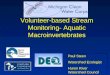 Volunteer-based Stream Monitoring- Aquatic Macroinvertebrates Paul Steen Watershed Ecologist Huron River Watershed Council
