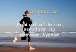 Chapter 32 Control of Motor Function by Nervous System