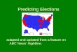 Predicting Elections adapted and updated from a feature on ABC News’ Nightline