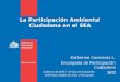 La Participación Ambiental Ciudadana en el SEA Katherine Contreras L. Encargada de Participación Ciudadana 2013 Gobierno de Chile | Servicio de Evaluación