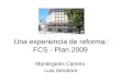 Una experiencia de reforma: FCS - Plan 2009 Mariángeles Caneiro Luis Senatore