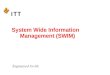 System Wide Information Management (SWIM). La transicion del FAA a Service Oriented Architecture (SOA) - System Wide Information Management (SWIM) Initiative
