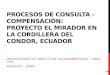 PROCESOS DE CONSULTA – COMPENSACIÓN: PROYECTO EL MIRADOR EN LA CORDILLERA DEL CONDOR, ECUADOR OBSERVATORIO DE CONFLICTOS SOCIOAMBIENTALES – OBSA, UTPL