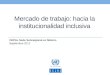Mercado de trabajo: hacia la institucionalidad inclusiva CEPAL Sede Subregional en México Septiembre 2012
