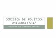 EVALUACIÓN PLAN ESTRATÉGICO 2008-2011 COMISIÓN DE POLÍTICA UNIVERSITARIA