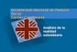 Secretariado Nacional de Pastoral Social Cáritas Colombiana Análisis de la realidad colombiana