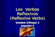 Los Verbos Reflexivos (Reflexive Verbs) Unidad 2/Etapa 1 espa±ol 2