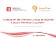 “Detección de Memory Leaks utilizando Eclipse Memory Analyser” Algeciras, jueves 26 de septiembre de 2013
