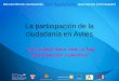La participación de la ciudadanía en Avilés “La ciudad tiene vida si hay participación colectiva”
