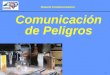 1 Hazard Communication Comunicación de Peligros. 2 DEPARTAMENTO DE TRABAJO DE CAROLINA DEL NORTE