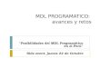 MDL PROGRAMATICO: avances y retos “Posibilidades del MDL Programático en el Perú” Side event, jueves 22 de Octubre