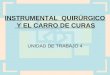 INSTRUMENTAL QUIRÚRGICO Y EL CARRO DE CURAS UNIDAD DE TRABAJO 4