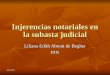 16/11/06 Injerencias notariales en la subasta judicial Liliana Edith Abreut de Begher PJN