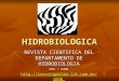 HIDROBIOLOGICA REVISTA CIENTIFICA DEL DEPARTAMENTO DE HIDROBIOLOGIA CBS / UAMI 