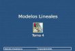 Copyright©2005.Métodos Estadísticos Modelos Lineales Tema 4