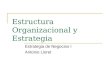 Estructura Organizacional y Estrategia Estrategia de Negocios I Antonio Lloret
