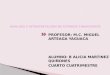 PROFESOR: M.C. MIGUEL ARTEAGA YAGUACA ALUMNO: B ALICIA MARTINEZ QUIÑONES CUARTO CUATRIMESTRE
