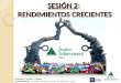 SESIÓN 2: RENDIMIENTOS CRECIENTES Proyecto TITAN - Callao Economistas: Yennyfer Morales y José Luis Almerco – USIL