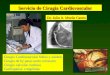Servicio de Cirugia Cardiovascular Dr. Julio A. Morón Castro Cirugia Cardiovascular Niños y adultos Cirugia de by passs aorto coronario Cirugía valvular