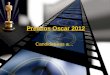 Premios Oscar 2012 Candidaturas a…. Mejor película