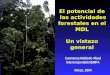 Carmenza Robledo Abad Intercooperation/EMPA Marzo, 2004 El potencial de las actividades forestales en el MDL las actividades forestales en el MDL Un vistazo