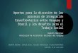 Aportes para la discusión de los procesos de integración transfronteriza entre Uruguay y Brasil y los desafíos para el Trabajo Social Rodolfo Martínez