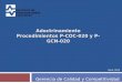 Gerencia de Calidad y Competitividad Adoctrinamiento Procedimientos P-COC-020 y P-GCN-020 INSTITUTO DE INVESTIGACIONES ELÉCTRICAS Abril, 2015