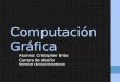Computación Gráfica Alumno: Cristopher Brito Carrera de diseño PROFESOR CRISTIAN RICHARDSON