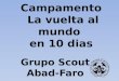 Campamento La vuelta al mundo en 10 dias Grupo Scout Abad-Faro