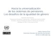 Seminario Internacional “Sistema de Pensiones: Experiencias y Tendencias Internacionales” Comisión Asesora Presidencial sobre el Sistema de Pensiones Santiago