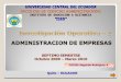 UNIVERSIDAD CENTRAL DEL ECUADOR FACULTAD DE CIENCIAS ADMINISTRATIVAS INSTITUTO DE EDUCACION A DISTANCIA “ISED”
